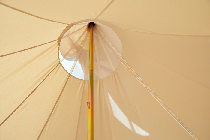 Glampingtält Teepee Beige Ø5 x 3,5 m Blue Moose 